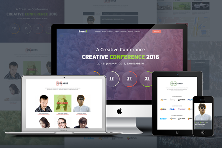 EventZ – Conference & Event Html Template